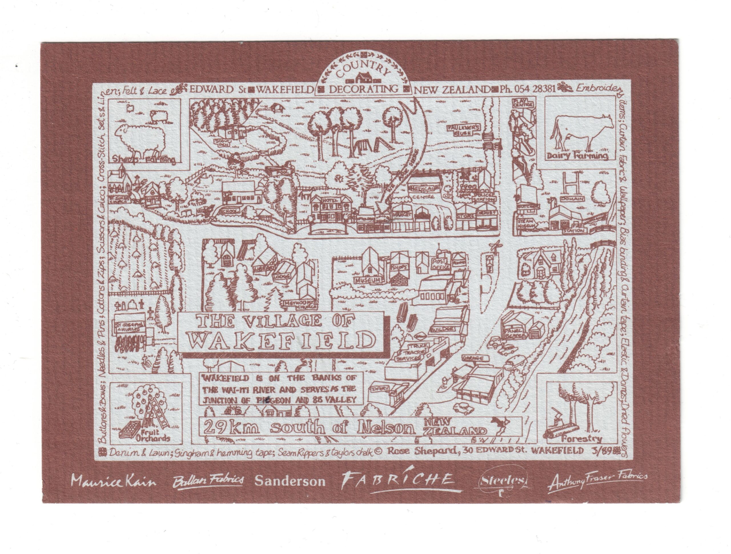 Wakefield Maps by Rose Shepard